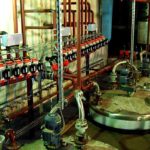 układ automatycznych elektrozaworów