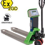 ręczny wózek widłowy z wagą